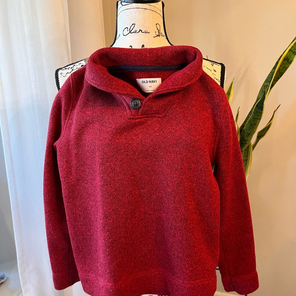Old Navy boys red sweater size 8